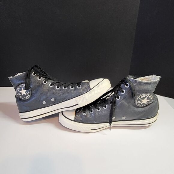 Converse Men's Leather Sneakers - Picture 7 of 11